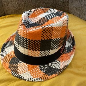 Black and Orange Fedora